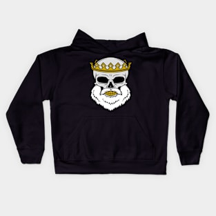 North Crown Skull King Design Kids Hoodie